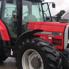 Ciągnik Massey Ferguson 6180 tuz i klima Salon Mały przebieg